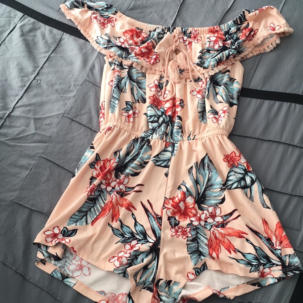 Off the shoulder romper